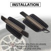 ECOTRIC Front Fender Side Marker Lights Compatible with 2008 2009