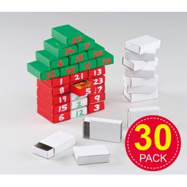 Baker Ross E5324 Streichholzschachteln zum Basteln und Bemalen für Kinder - 30 Stück, 52mm x 35mm, Braun