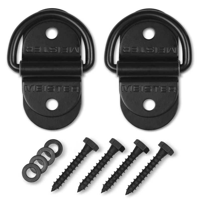 Meister Double-End Speed Bag D-Ring Anchors - Floor & Ceiling