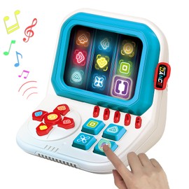 Handheld Speed Pushing Game Machine Finger Dance Machine Support One-Handed Play, Multi-Player Play, for Boys and Girls