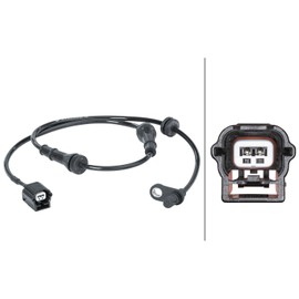 HELLA 6PU 012 679-821 Sensor Wheel Speed 12 V 2-Pin Cable 754 mm