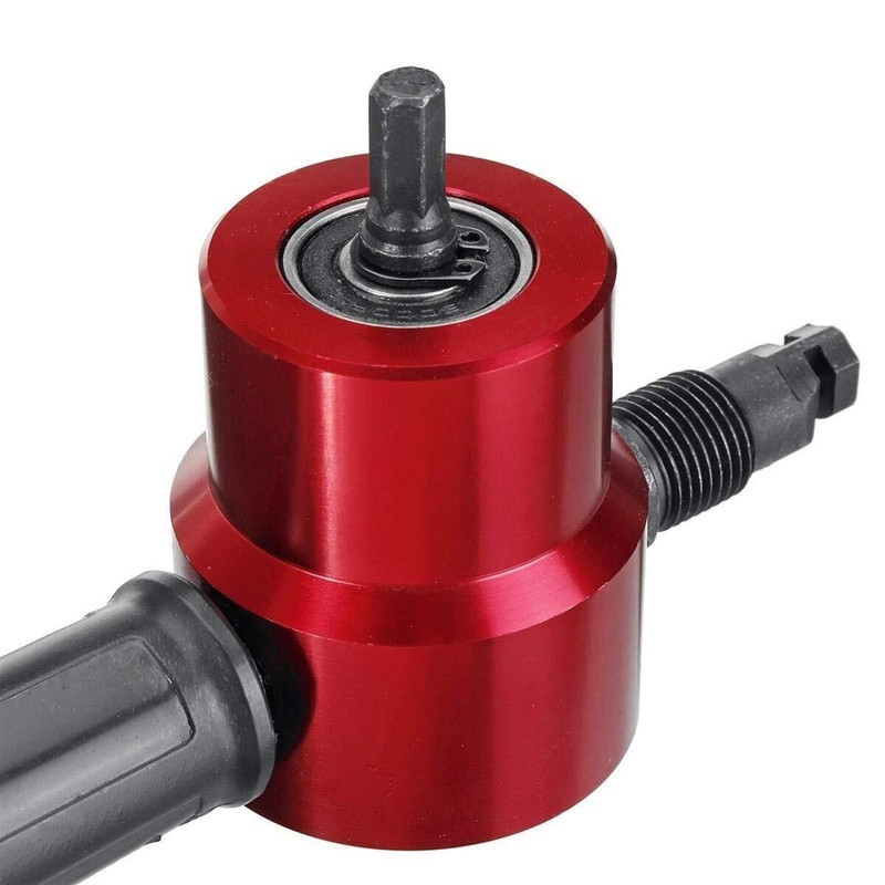 Drill， YT-160A Red Double Head Sheet Metal Nibbler Cutter Drill
