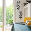 Zhengmy 2 Pieces Metal Tree Leaf Wall Decor Vine Olive