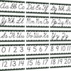 15 Pieces Cursive Alphabet Line Bulletin Board Set ABC Alphabet