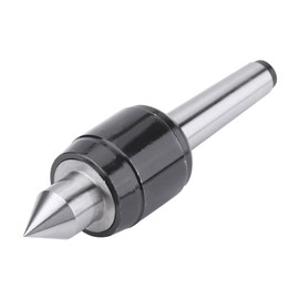 MK2 Live Center, Rotation Center Point, Precision Rotating Steel Tip, MK2 Precision Turning Centre with 60° Steel Tip for Lathe and CNC Lathe