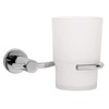 Foset Element ELA-71, Portavaso cepillero con vaso, acabado cromo