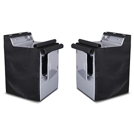 AKEfit 2 Pack Washing Machine Cover,Washer and Dryer Cover for Top and Front Load Washer/Dryer,Waterproof Washer Covers with Zipper,Laundry Dryer Protect Cover Dustproof Sunproof W29"D28"H43"