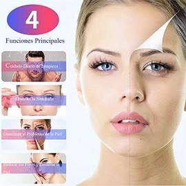TECHVIDA Limpiador Facial Ultrasónico, Exfoliación Facial Ultrasónica Skin Scrubber USB Recargable con 4 Modos para Limpiar los Poros y Cuidar la Piel