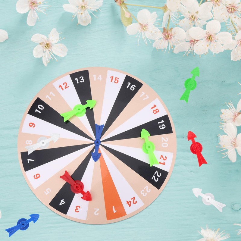 12pcs Arrow Game Spinners, Premium Plastic V-Shaped Board Game Spinners