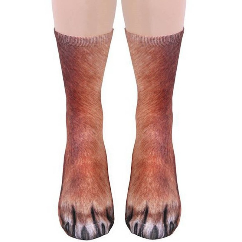 FreeNFond Funny Animal Paw Socks Gag Gifts for White Elephant