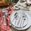 HENCKELS 65-Piece Astley Flatware Set,Silver