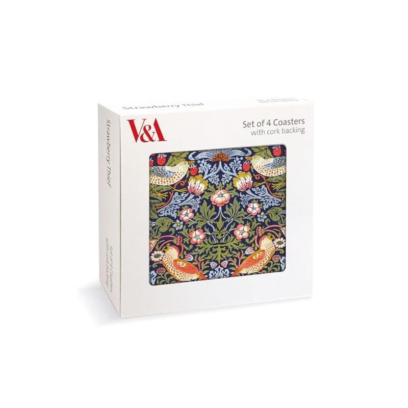 Museums & Galleries Set of 4 Cork Backed Coasters -