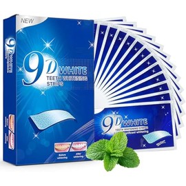 MYDEAR Tiras Blanqueadoras Dientes,28 Piezas Whitening Strips profesional blanqueador dental, Eliminar Las Manchas Dentales, Blanquear los Dientes de