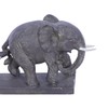 Deco 79 Polystone Elephant Decorative Sculpture Home Decor Statue, Accent
