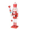 Clever Creations King of Hearts 15 Inch Traditional Wooden Nutcracker,