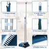SONCAL Standing Dustpan and Broom Set with 52" Long Extendable