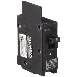 Siemens BQ1B040 40-Amp Single Pole 120-Volt10KAIC Lug Out Breaker, COLOR