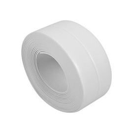 Cinta Cinta de calafateo, Tira de Calafateo de Pared Blanca Cinta Selladora Autoadhesiva Cuarto de Baño Cocina Pared Esquina Borde Recortador Pvc Protector de Borde Decoración