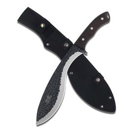 JXE JXO Machete, 14.5" Full Tang Machete for Cutting Trees Heavy Duty, 3Cr13 Steel with Nylon Sheath for Yard Work, Bushcraft and Outdoor
