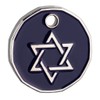 Star of David Jewish symbol Trolley Token Keyring New Shpe