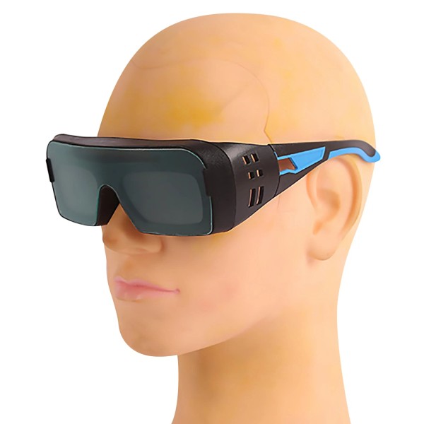 Unbranded Solar Powered Auto Darkening Welding Mask Protective Eyes Goggle