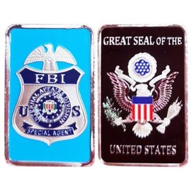 FBI Federal Bureau of Investigation Agency Agent #C25000B Government Honor Challenge Bar Award