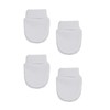 Soft Touch 4 Pairs Premature Baby Anti Scratch Mittens with