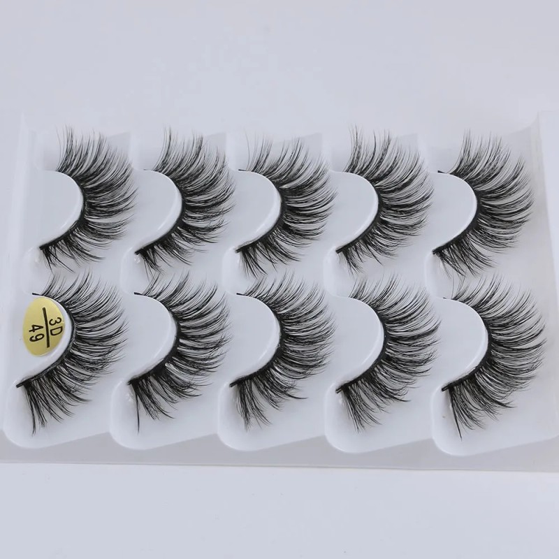 Pestañas Postizas 3d De Pelo Sintético Faux Mink