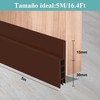 5M/16Ft Guardapolvo y Protector para Puerta de 3 Capas,Tira de