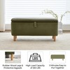 Boucle Storage Ottoman Bench for Bedroom end of Bed, Sherpa