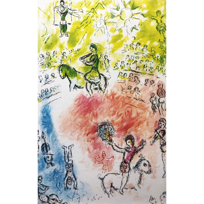 Marc Chagall "La Parade Newly Custom Framed Rare Offset Lithograph