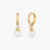Gold&Deer 14K Goldfield Pearl Drop One-Touch Earrings Yellow Gold /