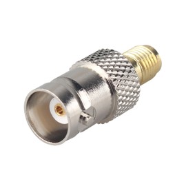 Futheda SMA Female to BNC Female RF Coax Adapter SMA to BNC Connector Coaxial Jack Antenna Connector Straight Coupler Compatible with SDR Ham Two Way Handheld Radio Baofeng UV 5R UV82 V-5r5 Pack of 2