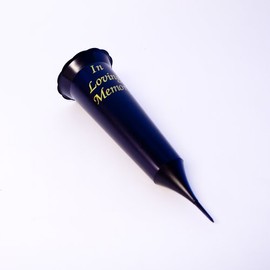 In Loving Memory Grave Vase with Ground Spike