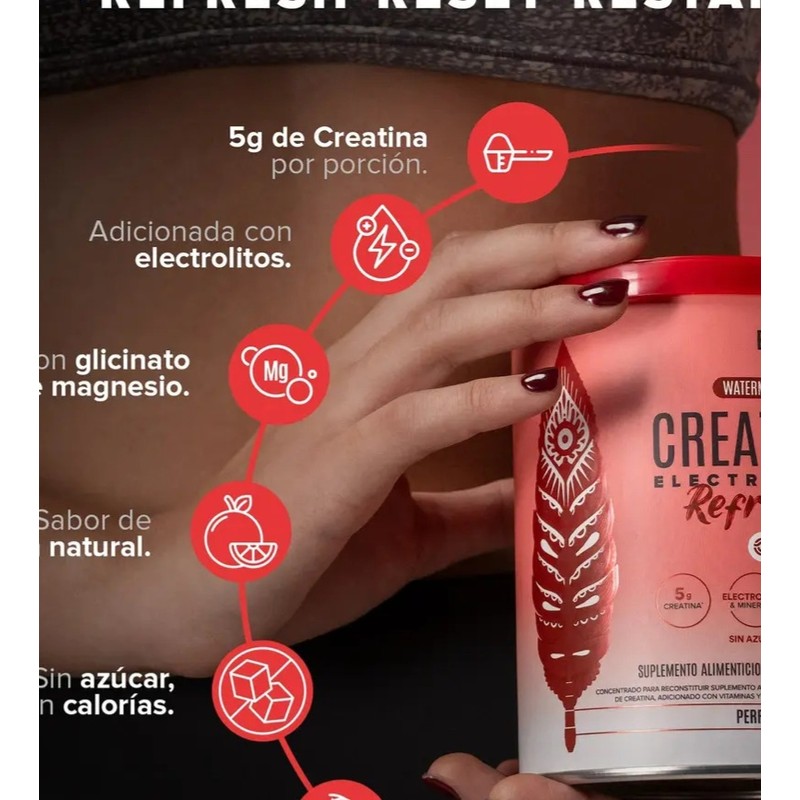 Birdman Creatine Refresher Creatina Monohidratada con Electrolitos, Magnesio y Vitaminas