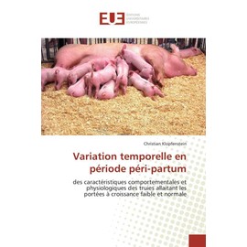 VARIATION TEMPORELLE EN PERIODE PERI-PARTUM