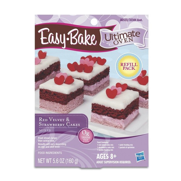 Easy-Bake Red Velvet & Strawberry Cakes Refill Pack 5.6 oz
