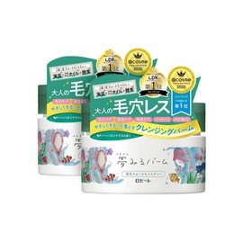 Rosette Dreaming Balm, Sea Mud Smooth Moisture & White Mud Lift Moisture, Cleansing Balm, No.1 for the Late 2020 Cleansing Rookie Award, Set of 2