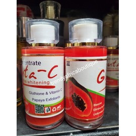 GEF X 1 Bottle Glutathion & Vitamin C Papaya Exfoliates Whitening Serum 100ml X 1