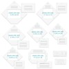 17pcs/Set BAOFALI Envelope Maker Guide Set Envelope Tear Templates All-in-One