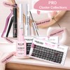 Cluster Eyelashes, Pack of 72 Individual Eyelashes, Eyelash Clusters, DIY
