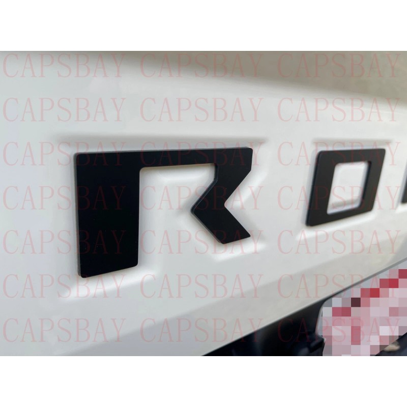 BEST HOT TX Matte Black Raised Tailgate Letters for 2022