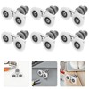 TEHAUX 8pcs Shower Door Rollers Dual Wheel Sliding Glass Hardware