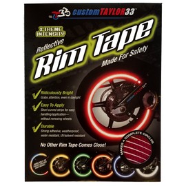 customTAYLOR33 Special Edition Hot Pink High Intensity Grade Reflective Copyrighted Safety Rim Tapes - (Must Select Your Rim Size) (29" (TIRE Size, for Bicycles/eBikes))