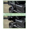 SAUTVS Extended Rear Fender Flares Compatible with Honda Pioneer 700-4