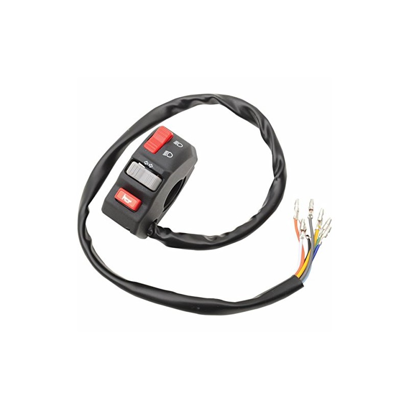 Universal 7/8 Handlebar Left Kill,On/Off,Starter Switch Assembly by Niche Cycle
