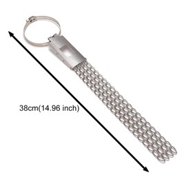 Blueshyhall Car Grounding Tape, Metal Chain, Car Antistatic Belt, Silver, Antistatic Tape, Car Grounding Band, Ground Band for Car Exhaust Accessories