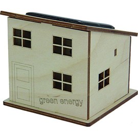 Sol-Expert Solar Group 40212 – Zero Emission House Green Energy Kit, Natural Wood
