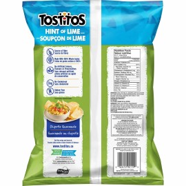 Tostitos 6 X Tostitos Restaurant Style Hint of Lime Tortilla Corn Chips 275g Each
