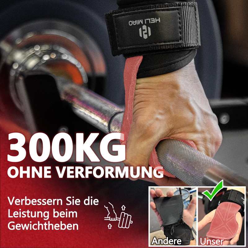 Power Lifting Straps, Fast Grip Leather Lifting Wrist Wraps for